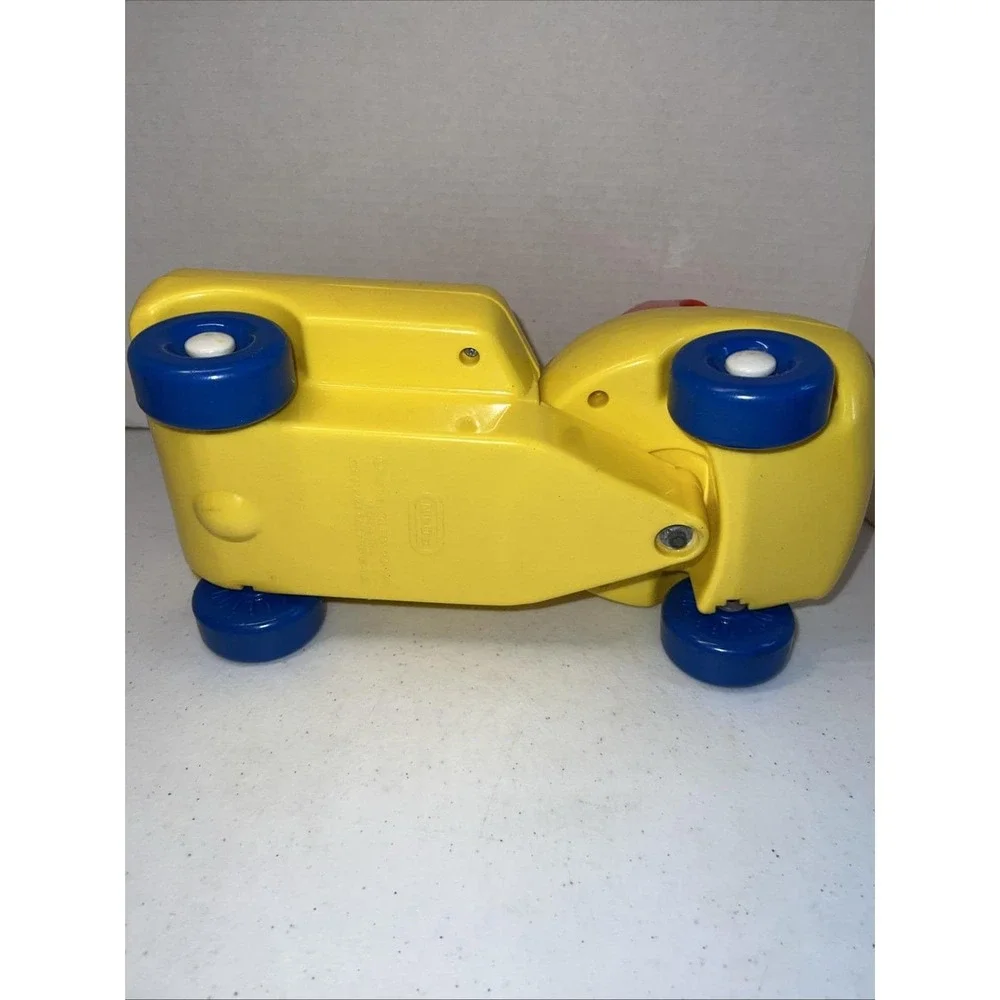 VINTAGE Little Tikes 1985 Toddle Tots Flatbed Truck Yellow Red Blue